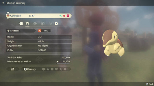 Pokemon Legends Arceus Shiny Alpha Cyndaquil Max Effort Levels 6IV-EV Trained - Pokemon4Ever
