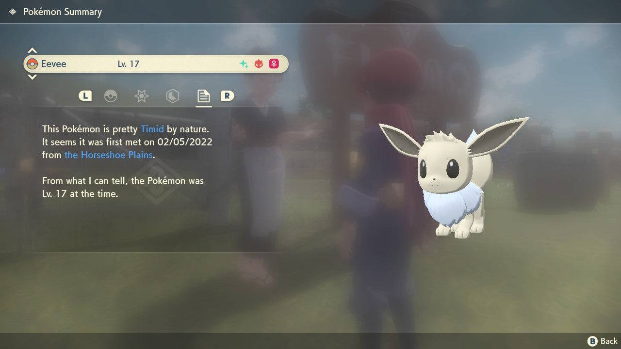 Pokemon Legends Arceus Shiny Alpha Eevee Max Effort Levels 6IV-EV Trained - Pokemon4Ever