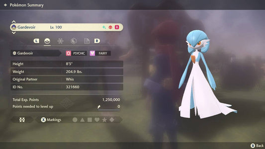 Pokemon Legends Arceus Shiny Alpha Gardevoir Max Effort Levels 6IV-EV Trained - Pokemon4Ever