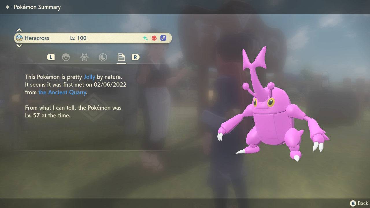 Pokemon Legends: Arceus Shiny Alpha Heracross Max Effort Levels 6IV-EV Trained - Pokemon4Ever