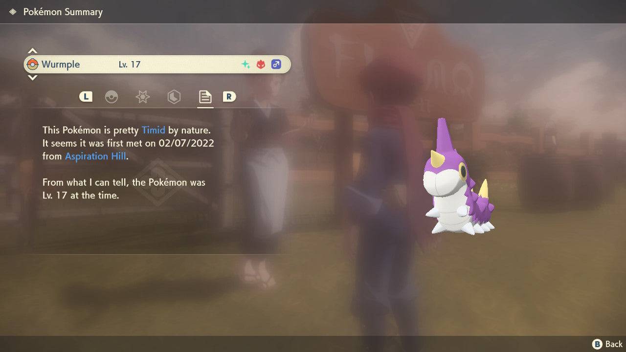 Pokemon Legends: Arceus Shiny Alpha Wurmple Max Effort Levels 6IV-EV Trained - Pokemon4Ever