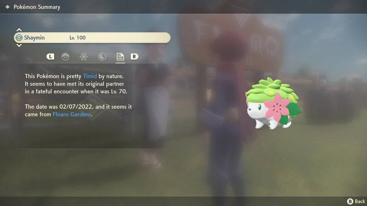 Pokemon Legends Arceus Shaymin Max Effort Levels 6IV-EV Trained - Pokemon4Ever