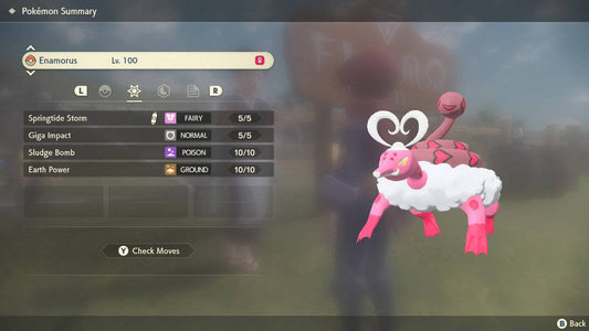 Pokemon Legends Arceus Enamorus-Therian Max Effort Levels 6IV-EV Trained - Pokemon4Ever