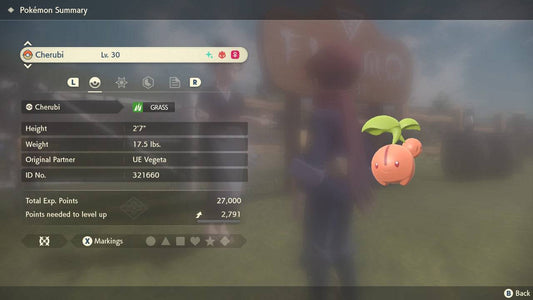 Pokemon Legends Arceus Shiny Alpha Cherubi Max Effort Levels 6IV-EV Trained - Pokemon4Ever