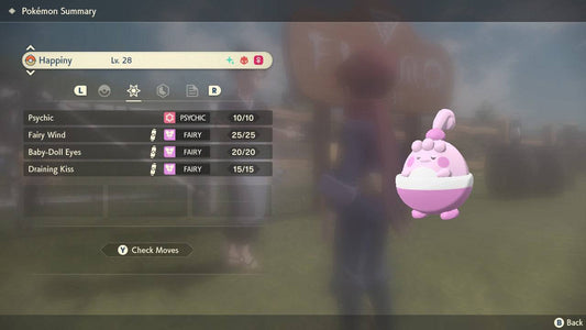 Pokemon Legends: Arceus Shiny Alpha Happiny Max Effort Levels 6IV-EV Trained - Pokemon4Ever