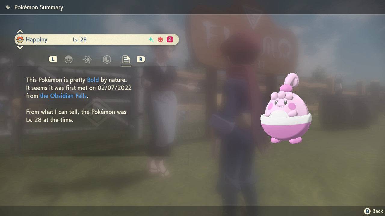 Pokemon Legends: Arceus Shiny Alpha Happiny Max Effort Levels 6IV-EV Trained - Pokemon4Ever