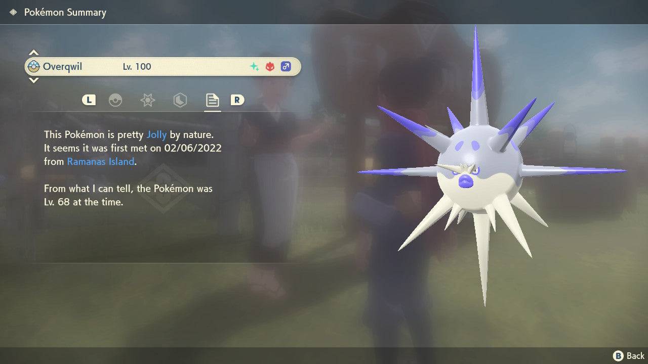 Pokemon Legends: Arceus Shiny Alpha Overqwil Max Effort Levels 6IV-EV Trained - Pokemon4Ever