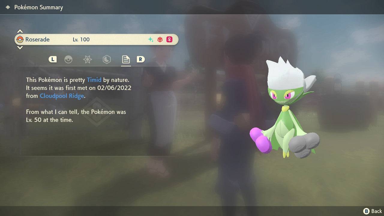 Pokemon Legends: Arceus Shiny Alpha Roserade Max Effort Levels 6IV-EV Trained - Pokemon4Ever