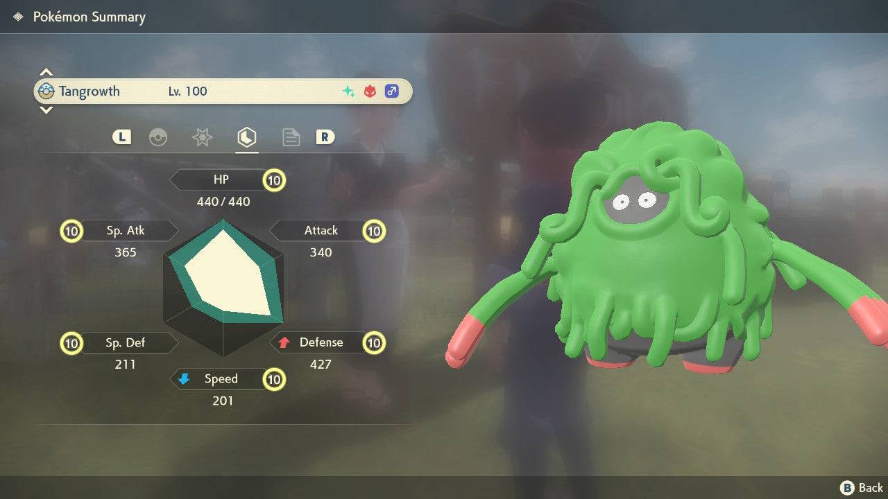 Pokemon Legends: Arceus Shiny Alpha Tangrowth Max Effort Levels 6IV-EV Trained - Pokemon4Ever