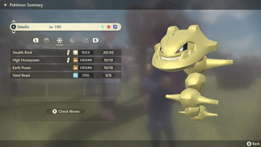 Pokemon Legends: Arceus Shiny Alpha Steelix Max Effort Levels 6IV-EV Trained - Pokemon4Ever