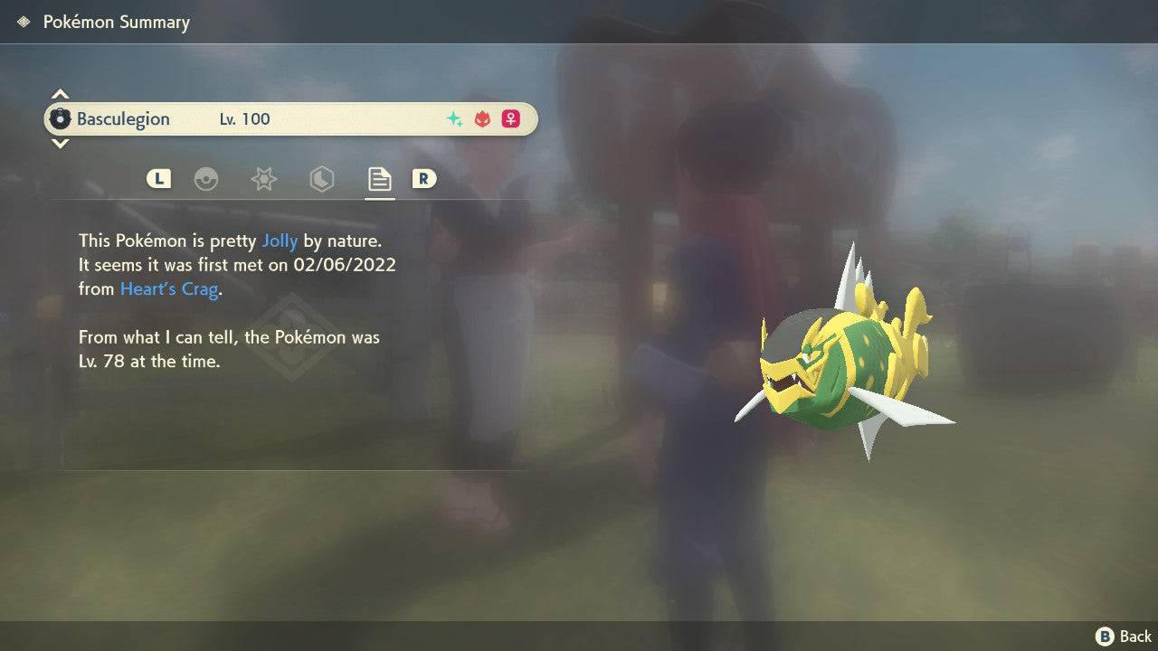 Pokemon Legends Arceus Shiny Alpha Basculegion-F Max Effort Levels 6IV-EV Trained - Pokemon4Ever