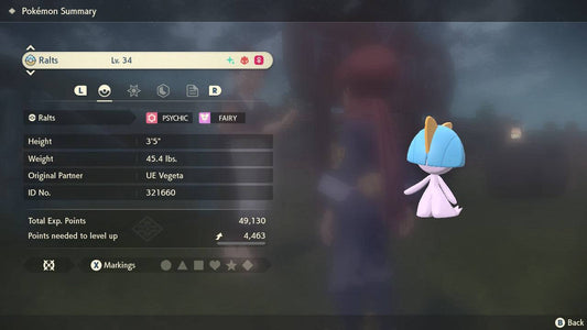 Pokemon Legends: Arceus Shiny Alpha Ralts Max Effort Levels 6IV-EV Trained - Pokemon4Ever