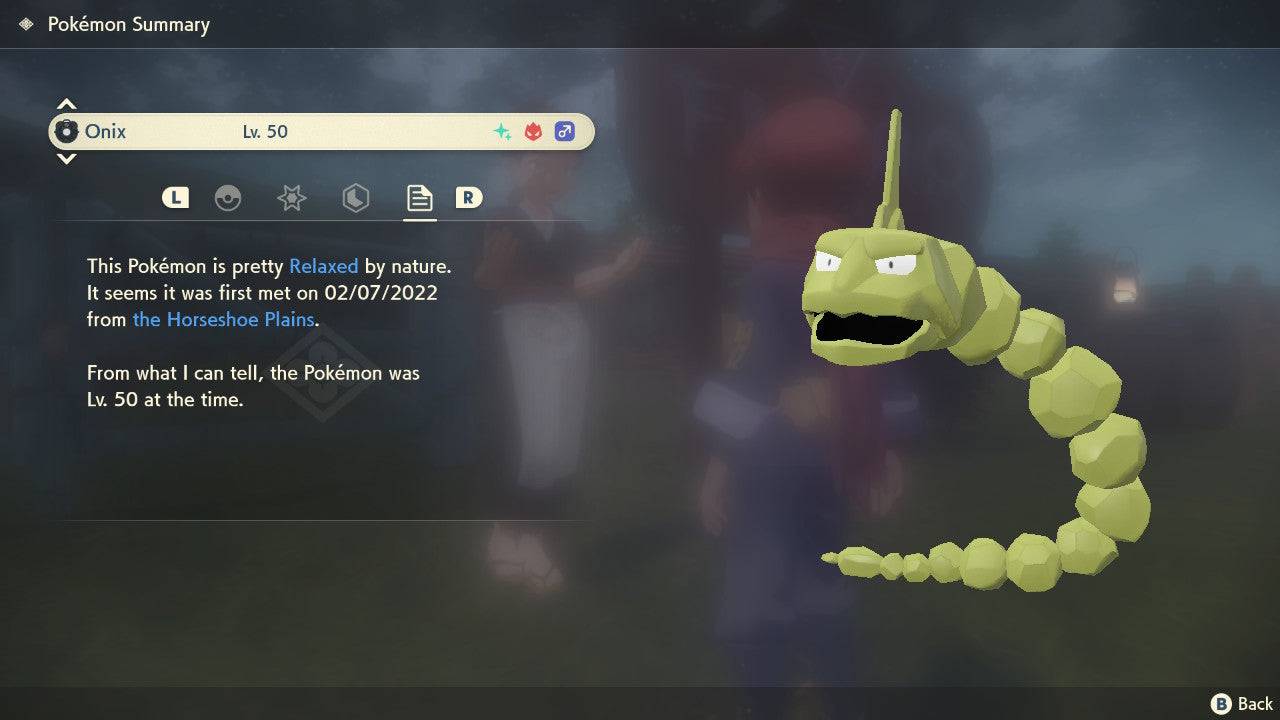 Pokemon Legends: Arceus Shiny Alpha Onix Max Effort Levels 6IV-EV Trained - Pokemon4Ever