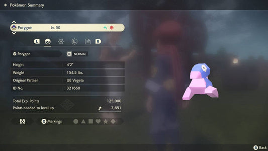 Pokemon Legends: Arceus Shiny Alpha Porygon Max Effort Levels 6IV-EV Trained - Pokemon4Ever