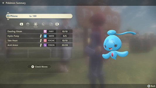 Pokemon Legends Arceus Phione Max Effort Levels 6IV-EV Trained - Pokemon4Ever