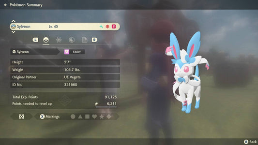 Pokemon Legends: Arceus Shiny Alpha Sylveon Max Effort Levels 6IV-EV Trained - Pokemon4Ever