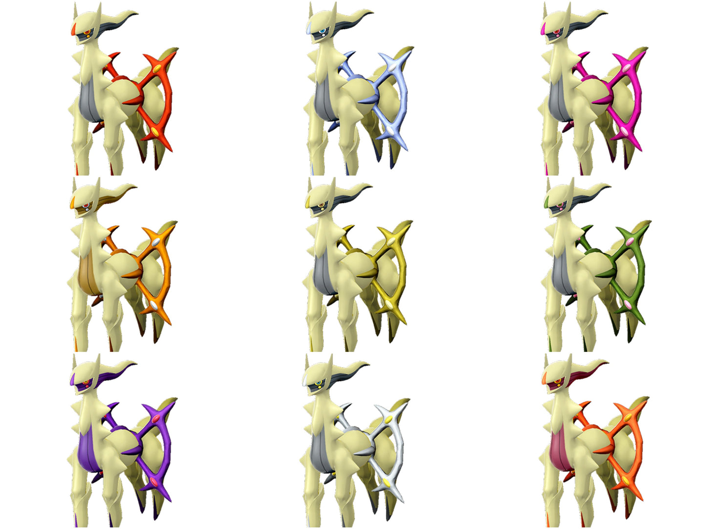 Pokemon Legends Arceus Arceus Form Bundle Max Effort Levels 6IV-EV Trained - Pokemon4Ever