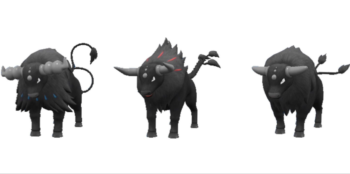 Pokemon Scarlet and Violet Paldean Tauros Bundle 6IV-EV Trained - Pokemon4Ever