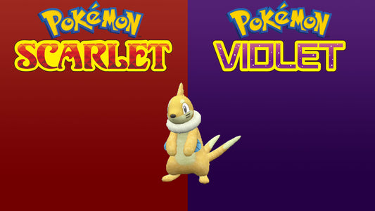 Pokemon Scarlet and Violet Shiny Buizel