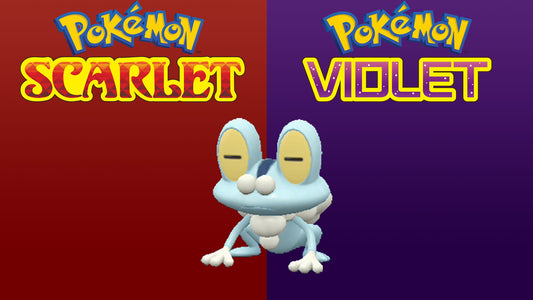 Pokemon Scarlet and Violet Shiny Froakie