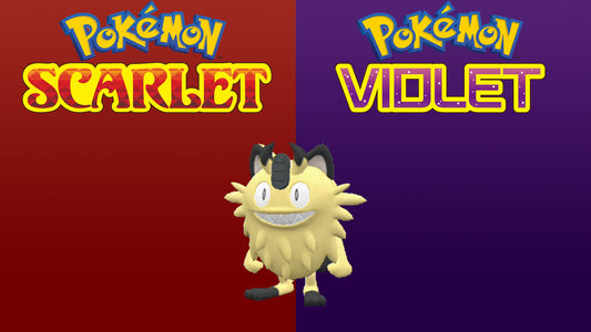 Pokemon Scarlet and Violet Shiny Galarian Meowth