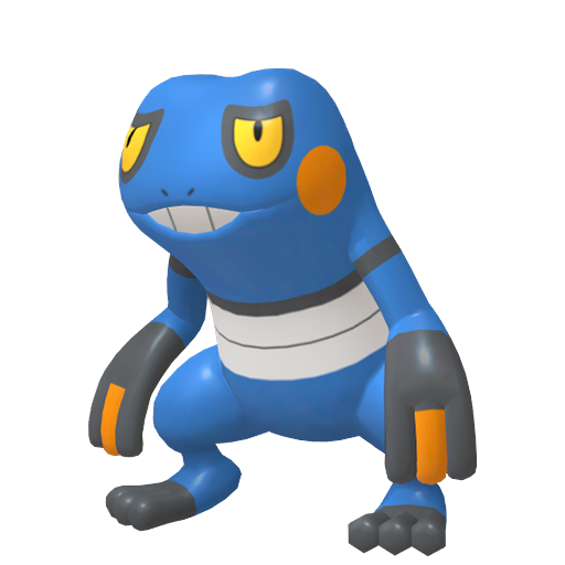 Pokemon Brilliant Diamond and Shining Pearl Croagunk 6IVEV Trained