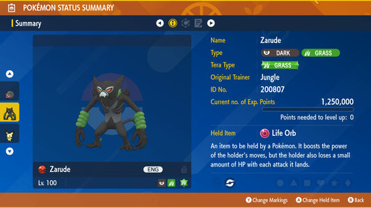 Pokemon Sword and Shield Competitive Zarude Team – Pokemon4Ever