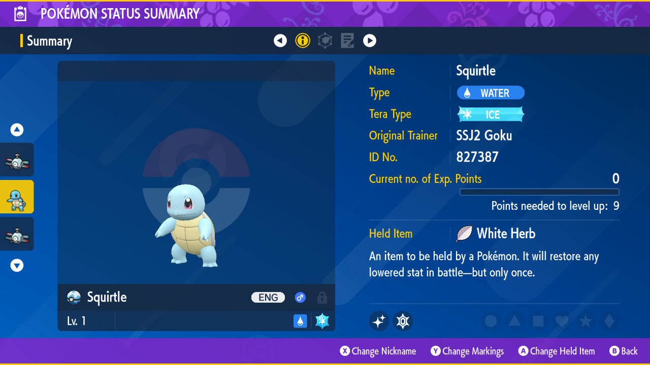 Shiny Squirtle 6IV-EV Trained for Pokmon Scarlet & Violet Battle Ready Pokemon4Ever Shiny Squirtle 6IV-EV Trained for Pokmon Scarlet & Violet Battle Ready Pokemon4Ever