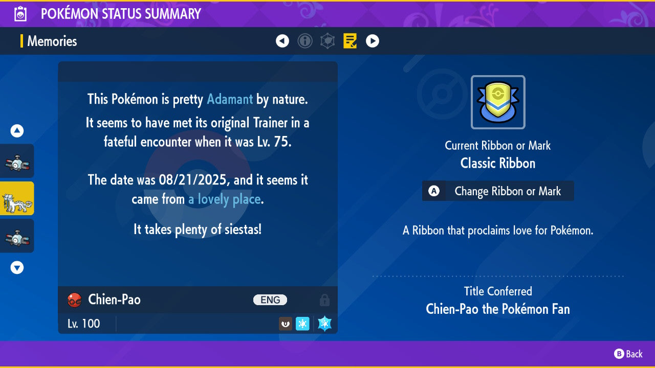 Pokemon Scarlet and Violet Shiny Chien-Pao 6IV-EV Trained - Pokemon4Ever