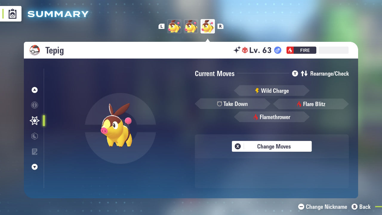 Pokemon Legends ZA Alpha Shiny Tepig 6IV-EV Trained - Pokemon4Ever