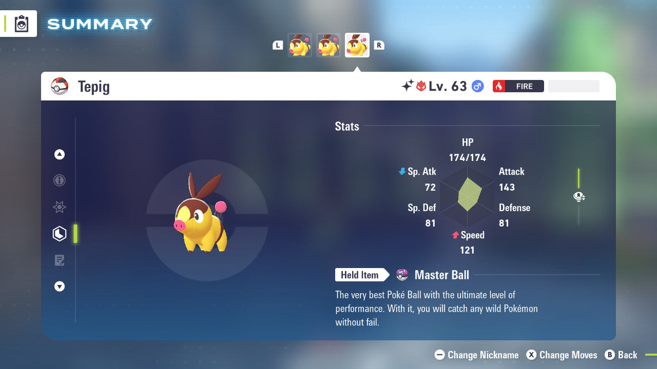 Pokemon Legends ZA Alpha Shiny Tepig 6IV-EV Trained - Pokemon4Ever