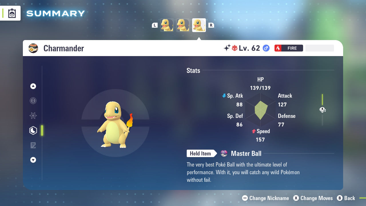 Pokemon Legends ZA Alpha Shiny Charmander 6IV-EV Trained - Pokemon4Ever