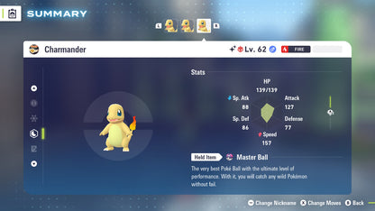 Pokemon Legends ZA Alpha Shiny Charmander 6IV-EV Trained - Pokemon4Ever