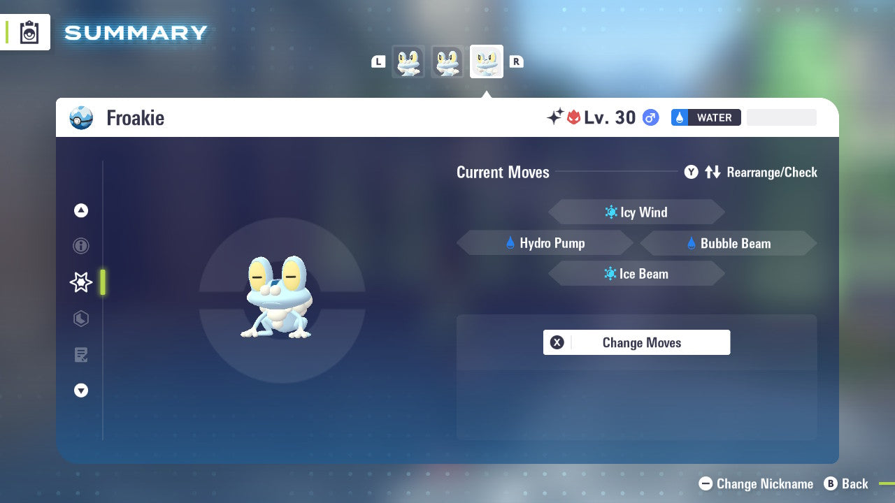 Pokemon Legends ZA Alpha Shiny Froakie 6IV-EV Trained - Pokemon4Ever