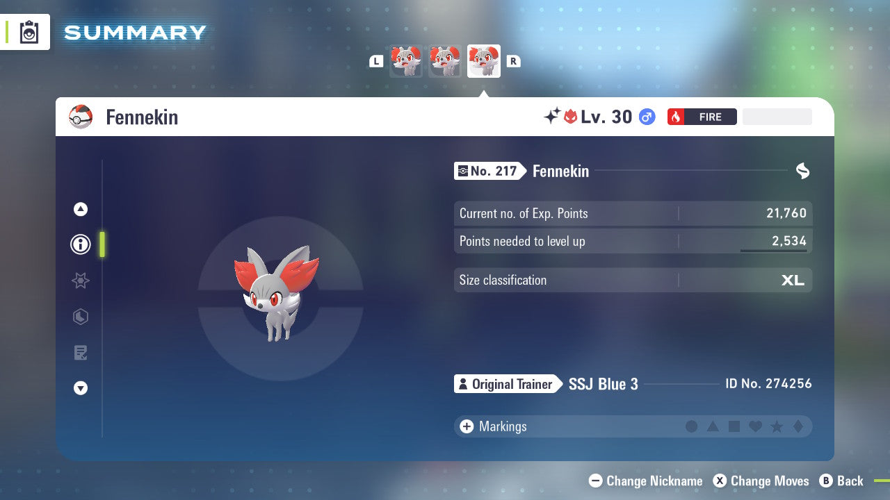 Pokemon Legends ZA Alpha Shiny Fennekin 6IV-EV Trained - Pokemon4Ever