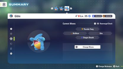 Pokemon Legends ZA Alpha Shiny Gible 6IV-EV Trained - Pokemon4Ever