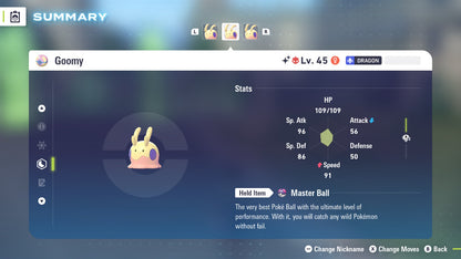 Pokemon Legends ZA Alpha Shiny Goomy 6IV-EV Trained - Pokemon4Ever