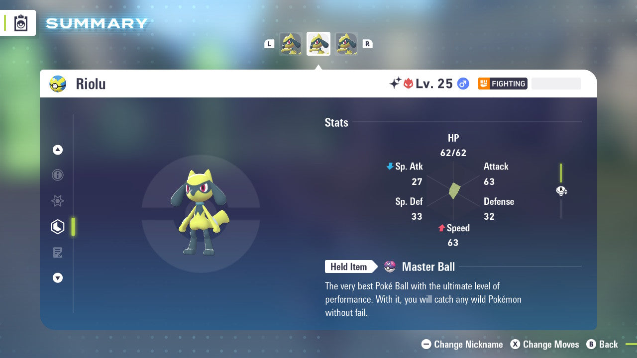 Pokemon Legends ZA Alpha Shiny Riolu 6IV-EV Trained - Pokemon4Ever