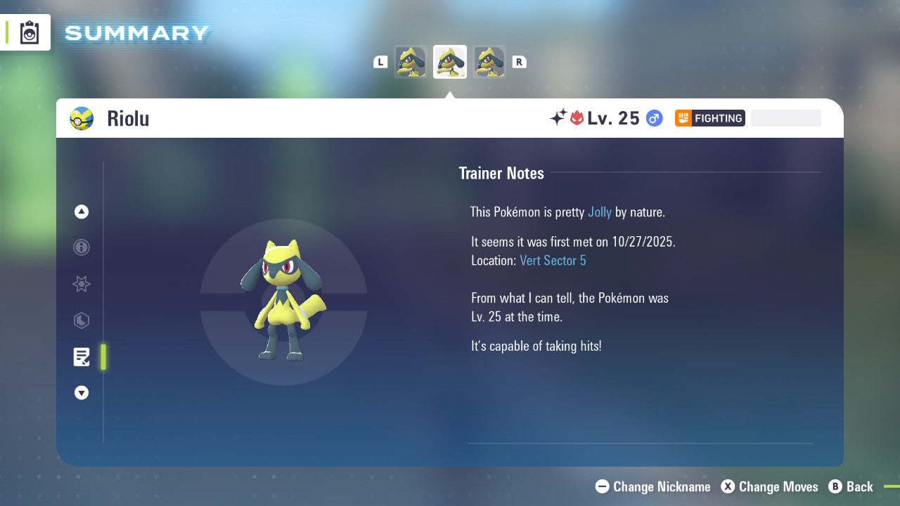 Pokemon Legends ZA Alpha Shiny Riolu 6IV-EV Trained - Pokemon4Ever