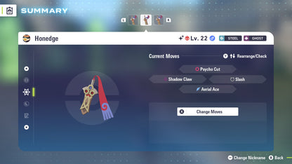 Pokemon Legends ZA Alpha Shiny Honedge 6IV-EV Trained - Pokemon4Ever