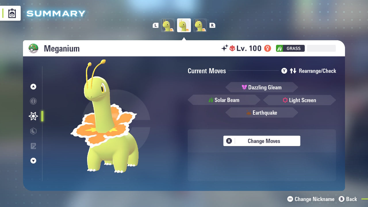 Pokemon Legends ZA Alpha Shiny Meganium 6IV-EV Trained - Pokemon4Ever