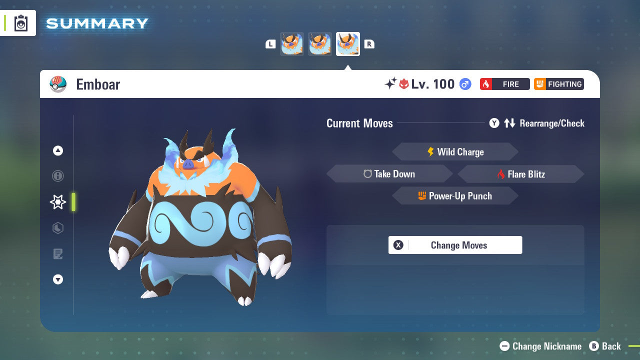 Pokemon Legends ZA Alpha Shiny Emboar 6IV-EV Trained - Pokemon4Ever