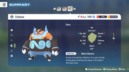 Pokemon Legends ZA Alpha Shiny Emboar 6IV-EV Trained - Pokemon4Ever
