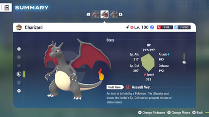 Pokemon Legends ZA Alpha Shiny Charizard 6IV-EV Trained - Pokemon4Ever