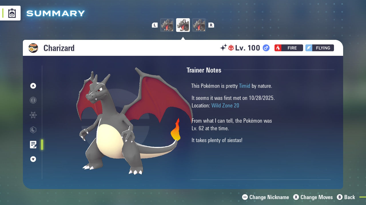 Pokemon Legends ZA Alpha Shiny Charizard 6IV-EV Trained - Pokemon4Ever