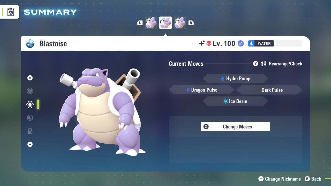Pokemon Legends ZA Alpha Shiny Blastoise 6IV-EV Trained - Pokemon4Ever
