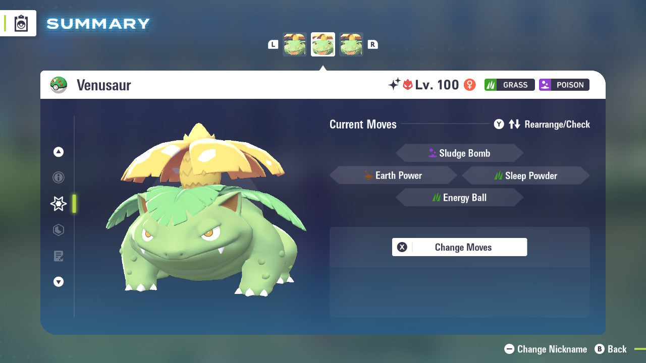 Pokemon Legends ZA Alpha Shiny Venusaur 6IV-EV Trained - Pokemon4Ever