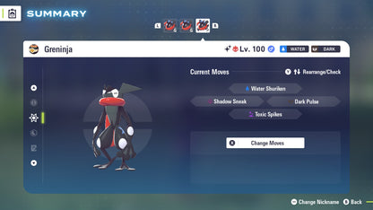 Pokemon Legends ZA Alpha Shiny Greninja 6IV-EV Trained - Pokemon4Ever