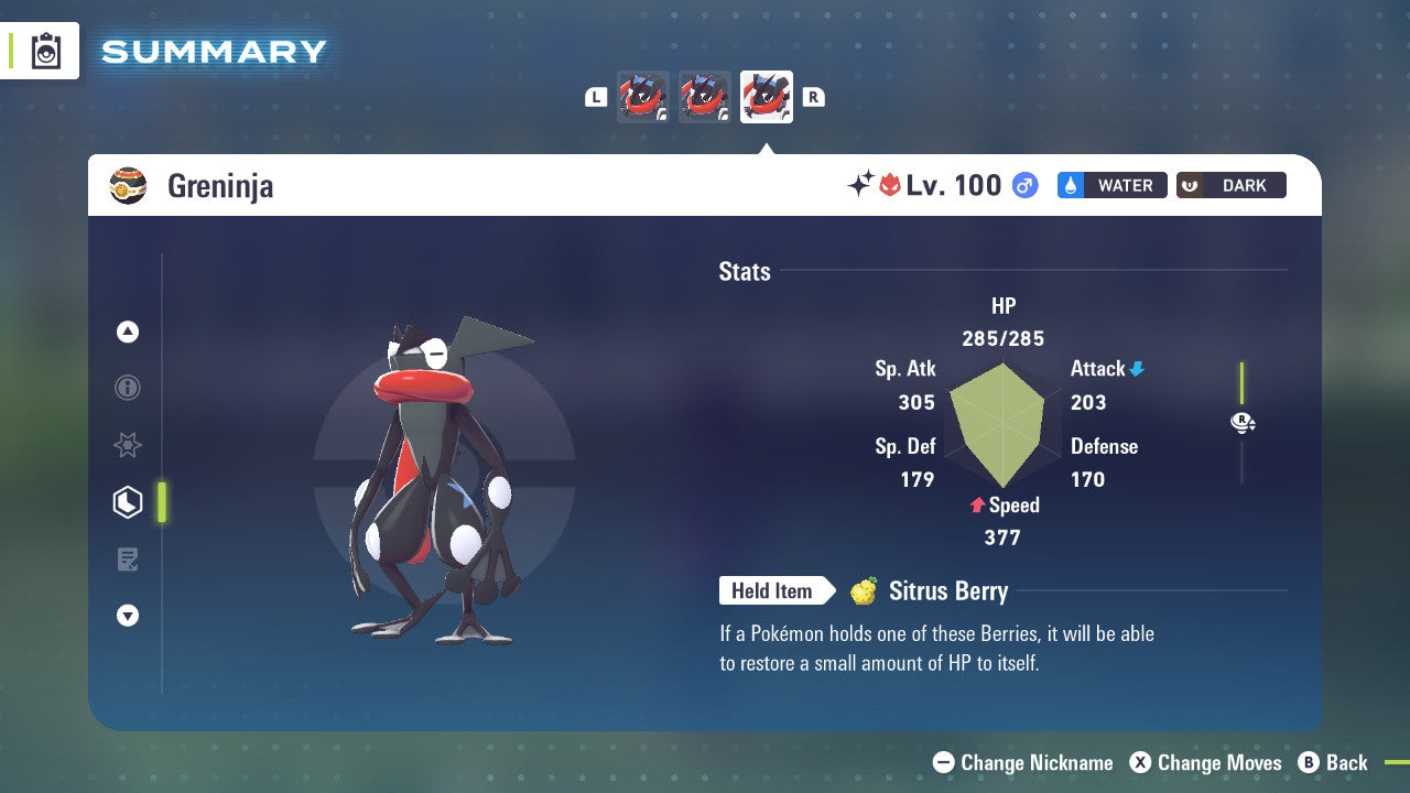 Pokemon Legends ZA Alpha Shiny Greninja 6IV-EV Trained - Pokemon4Ever