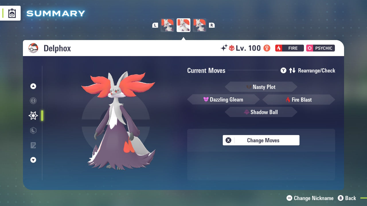 Pokemon Legends ZA Alpha Shiny Delphox 6IV-EV Trained - Pokemon4Ever